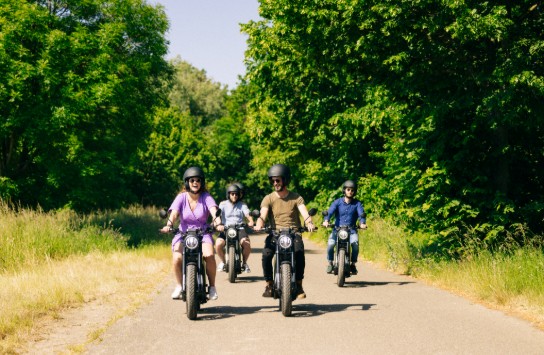 elektrische motorbikes (vergroot foto)