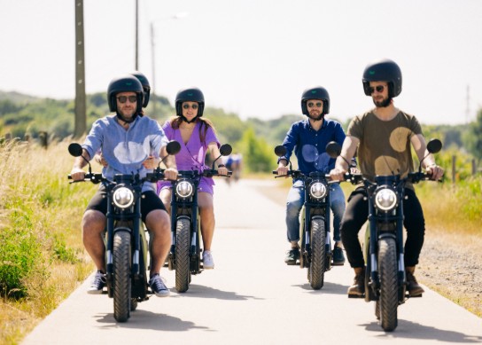 elektrische motorbikes (vergroot foto)